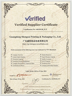 Alibaba Gold Supplier Certification