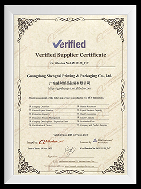 Alibaba Gold Supplier Certification