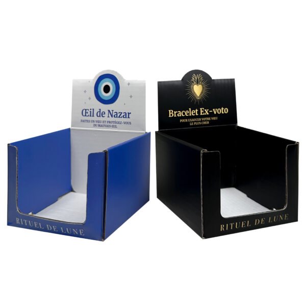 Custom Cardboard Countertop Point of Sale Counter Box Display Supermarket Pdq Display Paper Box For retail Store - 图片 4
