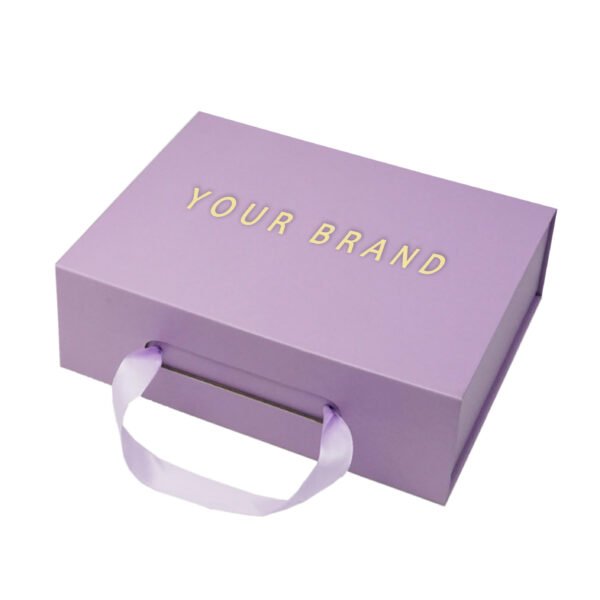 Wholesale Luxury customized Folding Gift Boxes, Carry Handles, Premium Gift Packaging, Eco-Friendly - 图片 2