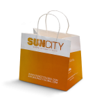 SUNCITY Vibrant Gradient Custom Shopping Bag