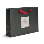 Bold Branded Black & White Custom Gift Bag