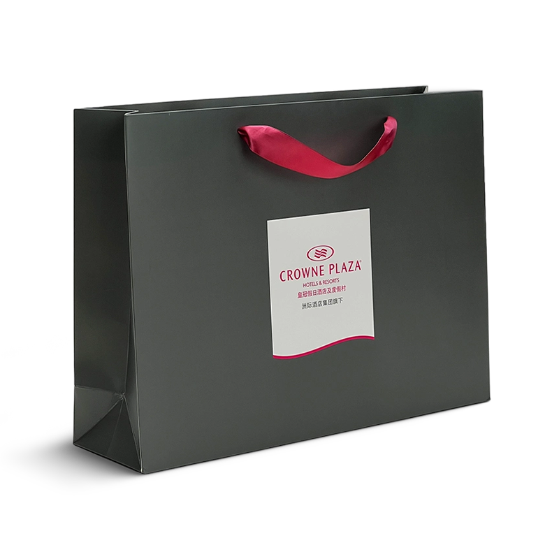 Bold Branded Black & White Custom Gift Bag