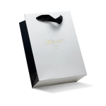 Sophisticated Dark Gray Corporate Custom Gift Bag